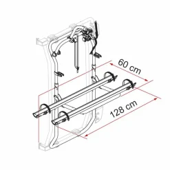 Fietsendragers-Fiamma Carry-Bike Frame fietsendrager deep black