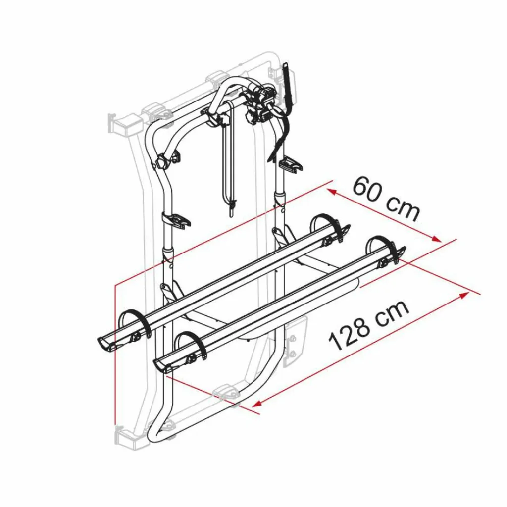 Fiamma Carry-Bike Frame fietsendrager black< Fietsendragers