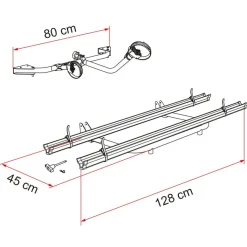 Fiamma Carry-Bike Garage Standard fietsendrager< Fietsendragers