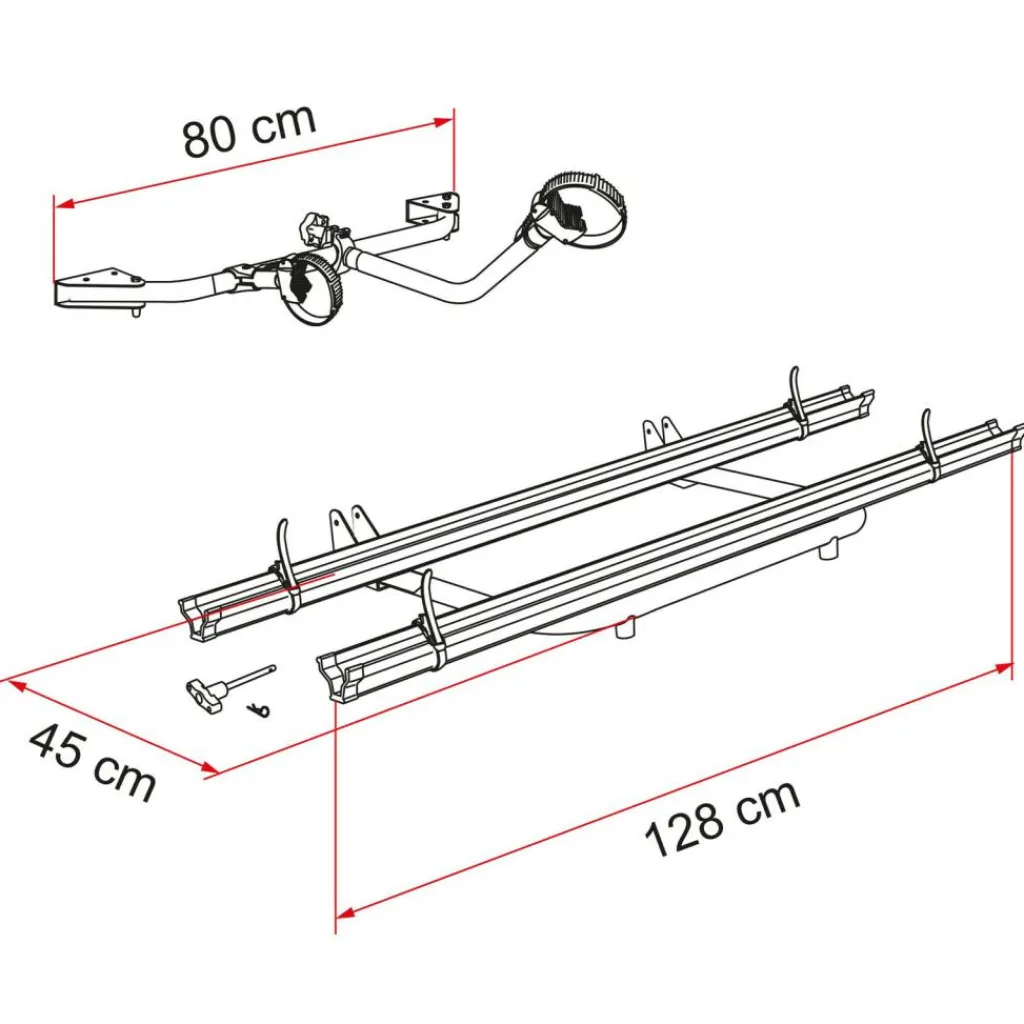Fiamma Carry-Bike Garage Standard fietsendrager< Fietsendragers
