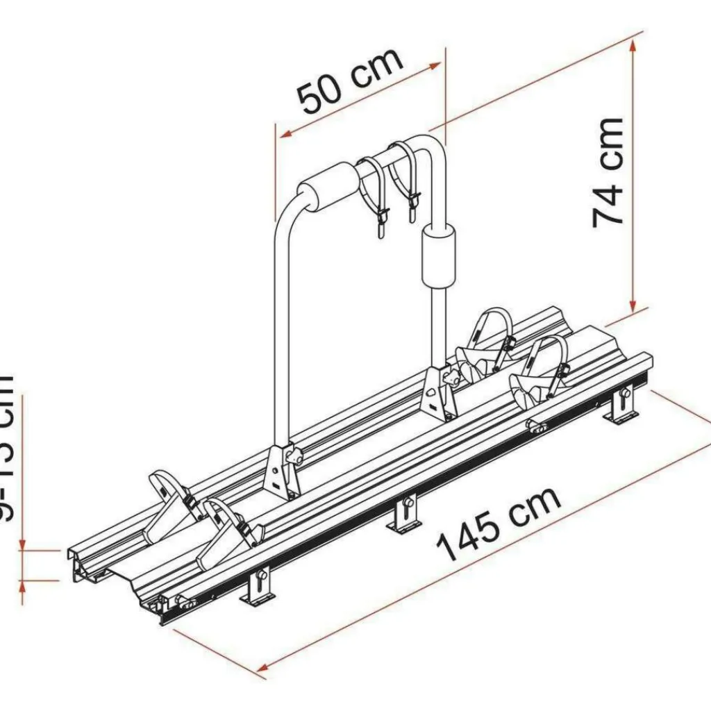 Fiamma Carry-Bike Garage Slide Pro fietsendrager black< Fietsendragers