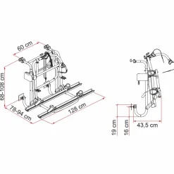 Fietsendragers-Fiamma Carry-Bike Lift 77 fietsendrager aluminium