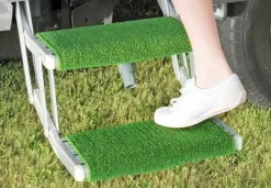 Opstapjes-Fiamma Clean Step deurmat groen