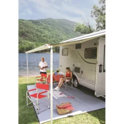 Cassetteluifels-Fiamma F45 L 500 cassetteluifel polar white - Royal Grey