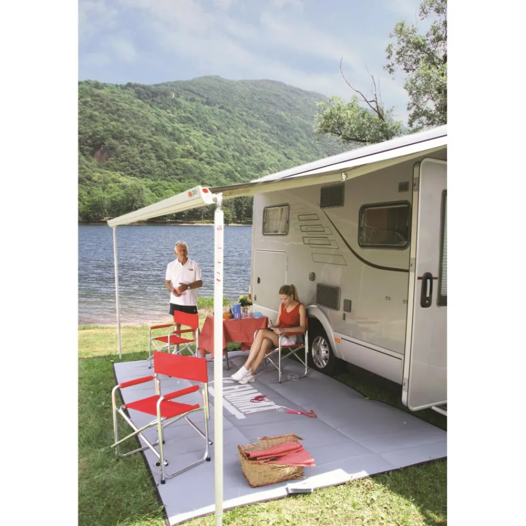 Cassetteluifels-Fiamma F45 L 500 cassetteluifel polar white - Royal Grey