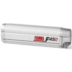 Fiamma F45 S 450 cassetteluifel titanium - Royal Grey< Cassetteluifels