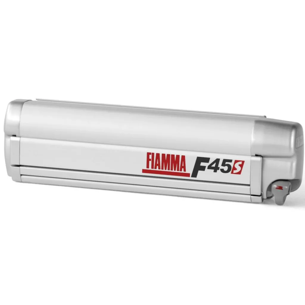 Fiamma F45 S 450 cassetteluifel titanium - Royal Grey< Cassetteluifels