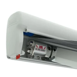 Fiamma F45 S 425 cassetteluifel polar white - Royal Grey< Cassetteluifels