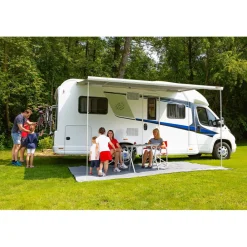Fiamma F45 S 425 cassetteluifel polar white - Royal Grey< Cassetteluifels