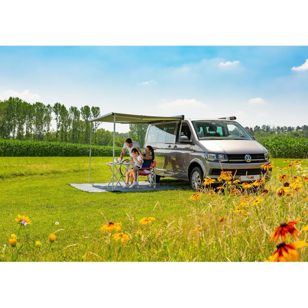 Fiamma F45 S 450 cassetteluifel deep black - Royal Grey< Cassetteluifels