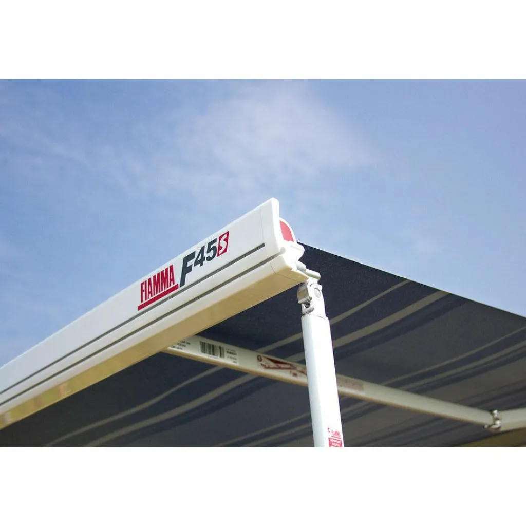 Fiamma F45 S 400 cassetteluifel deep black - Royal Grey< Cassetteluifels