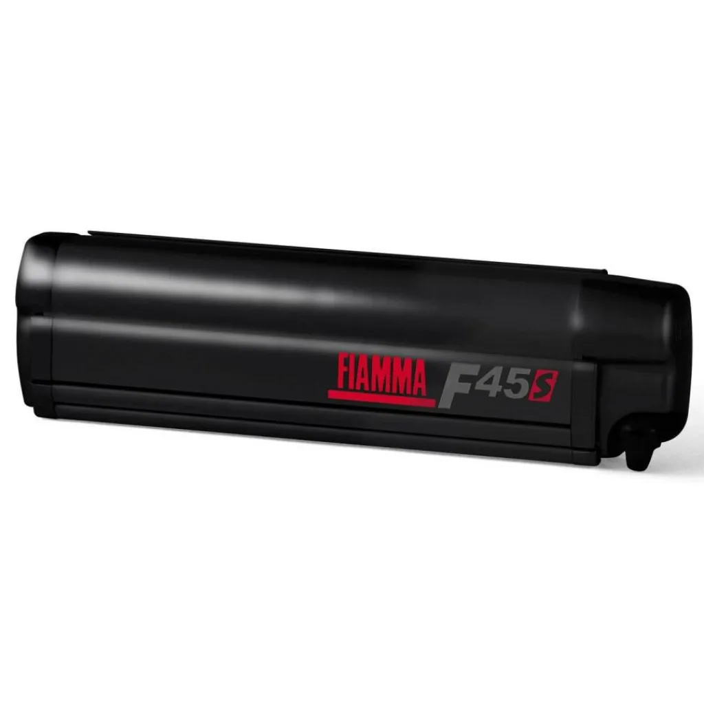 Cassetteluifels-Fiamma F45 S 260 VW Multivan Transporter T5 T6 met C-rail cassetteluifel deep black - Royal Grey