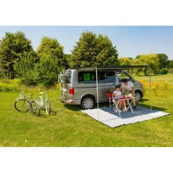 Fiamma F45 S 300 VW Multivan Transporter T5 T6 met C-rail cassetteluifel deep black - Royal grey< Cassetteluifels