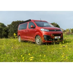 Fiamma F45 S 300 VW Multivan Transporter T5 T6 met C-rail cassetteluifel deep black - Royal grey< Cassetteluifels