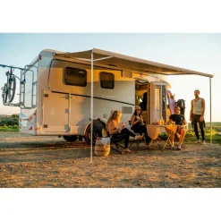 Cassetteluifels-Fiamma F45 S PSA 260 cassetteluifel polar white - Royal Grey