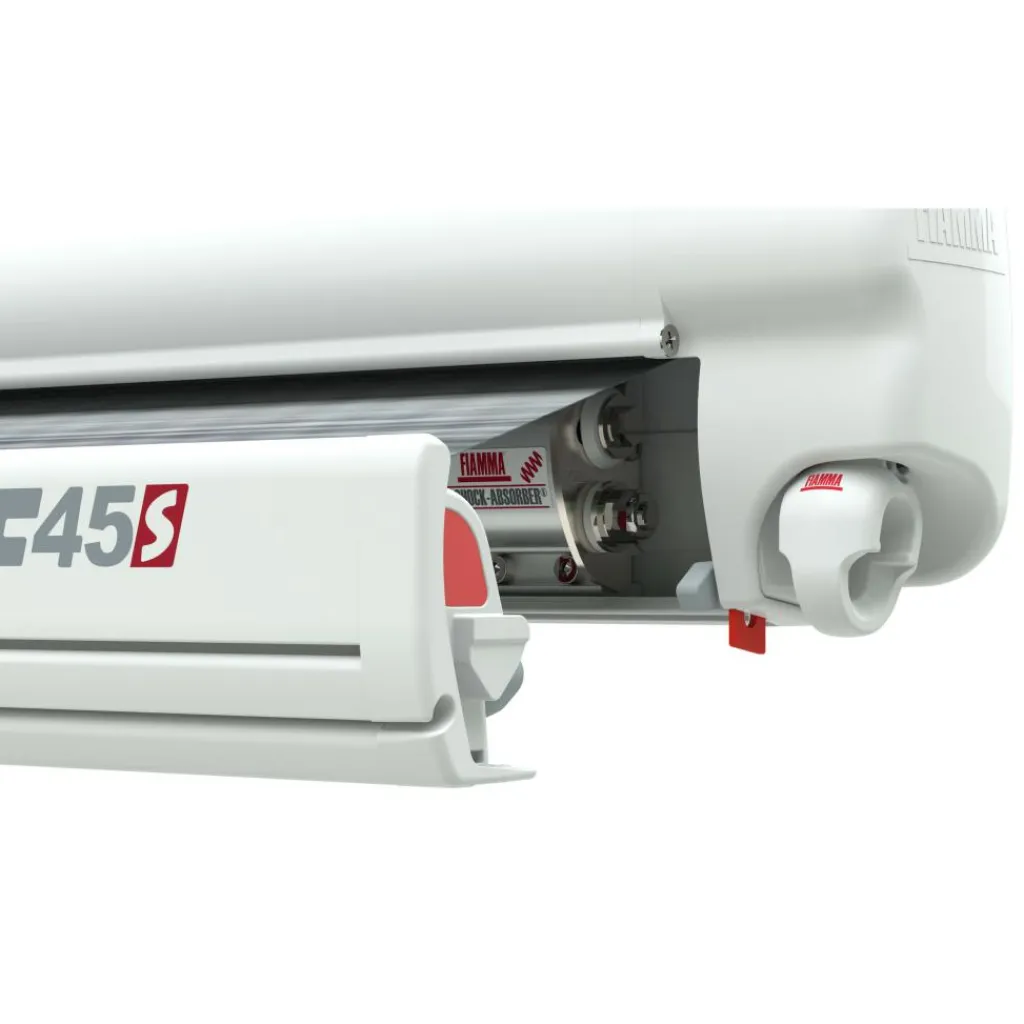 Cassetteluifels-Fiamma F45 S PSA 260 cassetteluifel polar white - Royal Grey