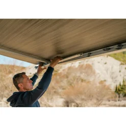 Cassetteluifels-Fiamma F45 S PSA 260 cassetteluifel polar white - Royal Grey