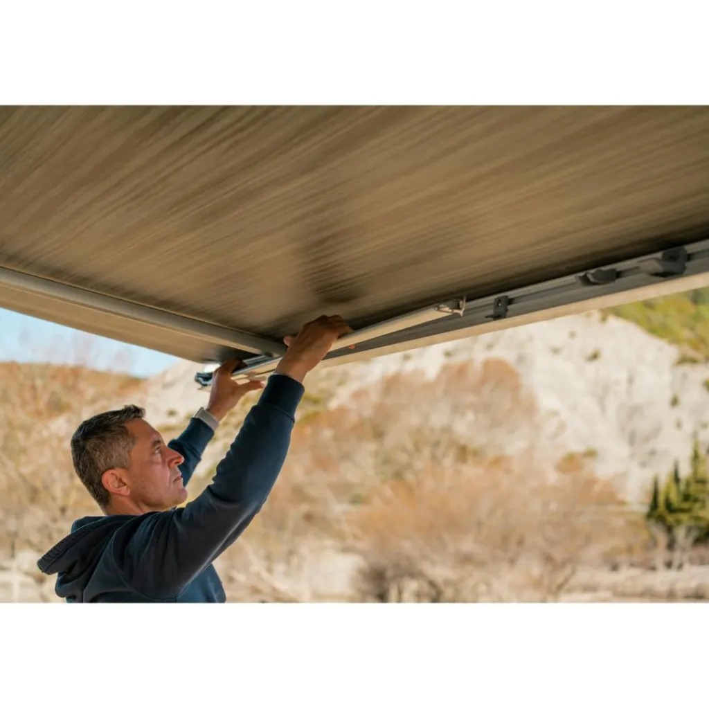 Cassetteluifels-Fiamma F45 S PSA 260 cassetteluifel polar white - Royal Grey