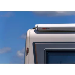 Fiamma F80L 500 cassetteluifel polar white - Royal Grey  V25< Cassetteluifels