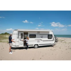 Cassetteluifels-Fiamma F80s 450 cassetteluifel polar white - Royal Grey V25