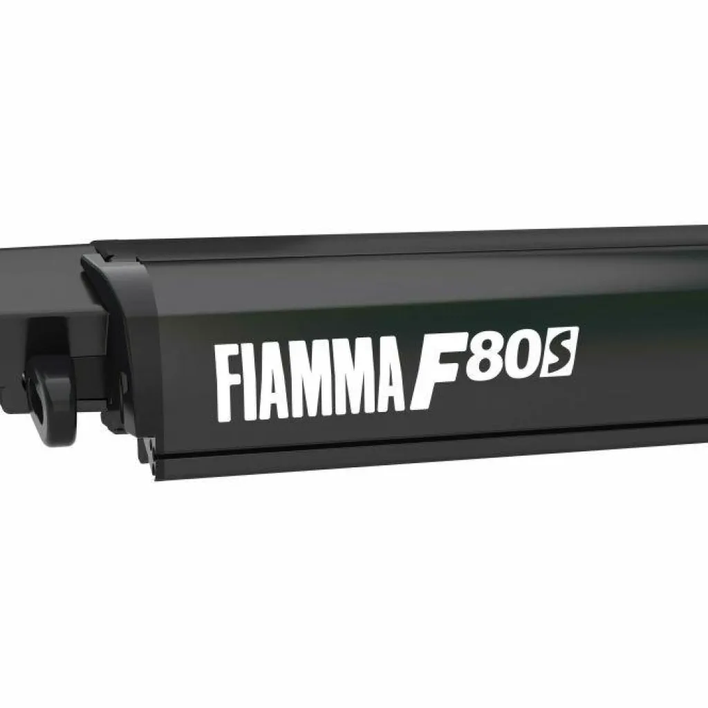 Fiamma F80s 290 cassetteluifel deep black - royal grey< Cassetteluifels