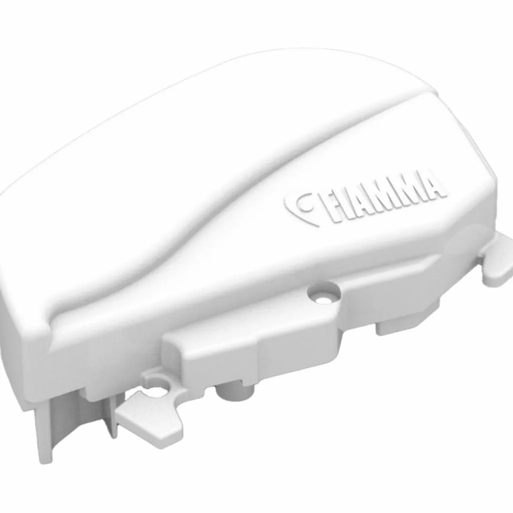 Fiamma F80s eindkap rechts polar white< Eindkappen