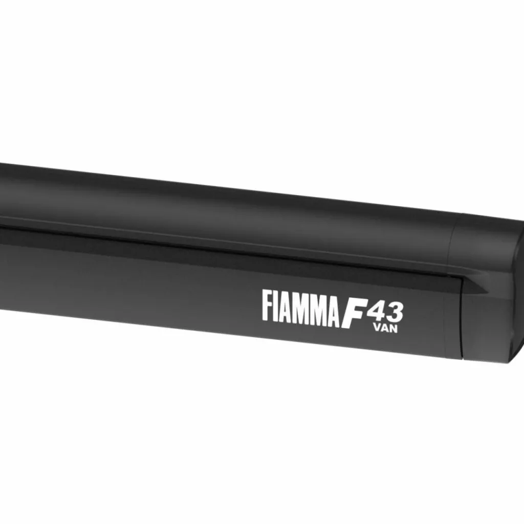 Fiamma F43van 270 cassetteluifel deep black - Royal Grey< Cassetteluifels