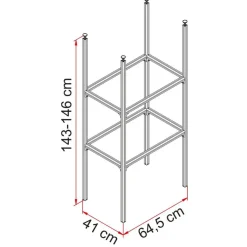 Fiamma Garage System Standard opbergsysteem< Organizers