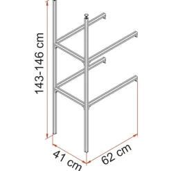 Organizers-Fiamma Garage System Upgrade opbergsysteem