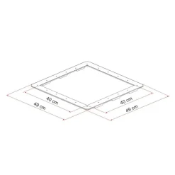 Dakluiken-Fiamma Inbouwframe 40 Ducato