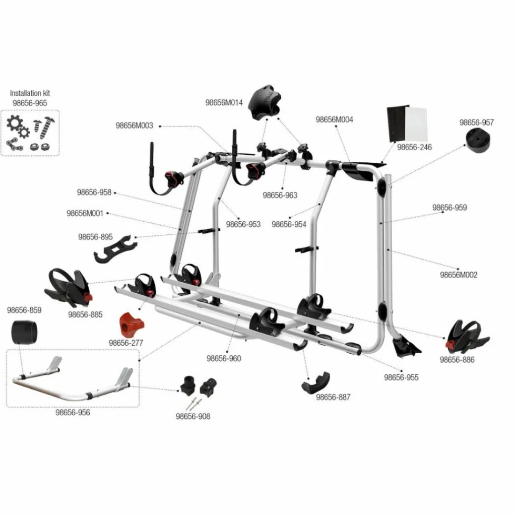 Fietsendragers-Fiamma Kit antiscratch protection Carry-Bike