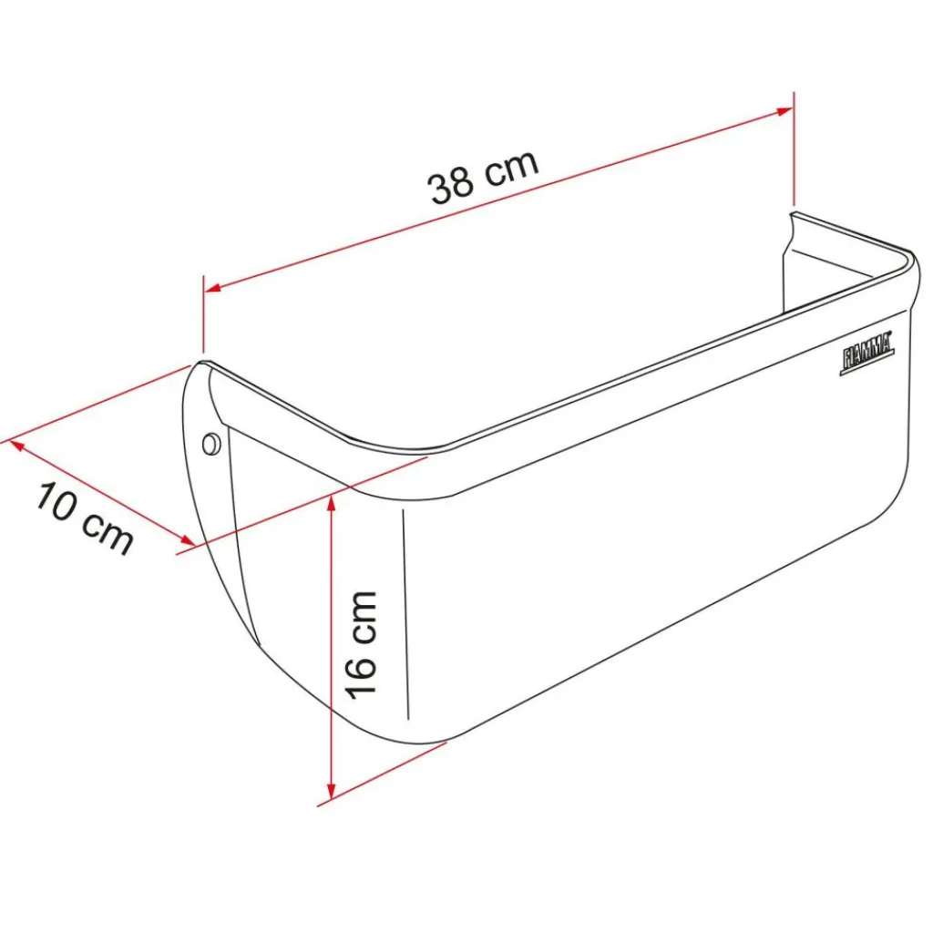 Organizers-Fiamma Pocket opbergbakje XL