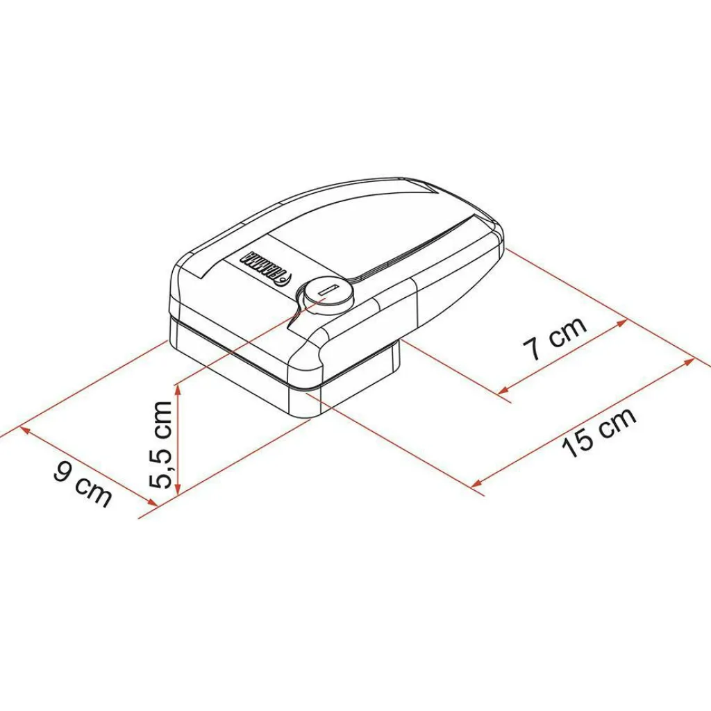Fiamma Safe Door veiligheidsslot zwart 3 stuks< Beveiliging