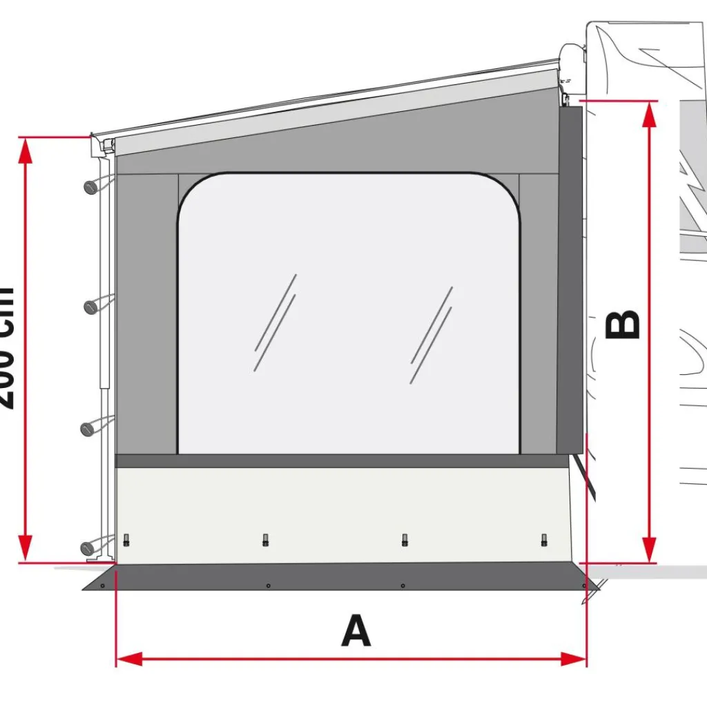Zijwanden-Fiamma Side W Pro F65 F80 Ducato zijwand