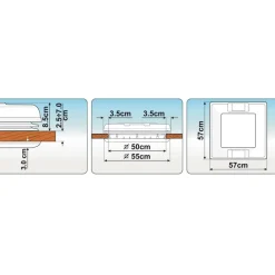 Dakluiken-Fiamma Vent 50 dakluik wit
