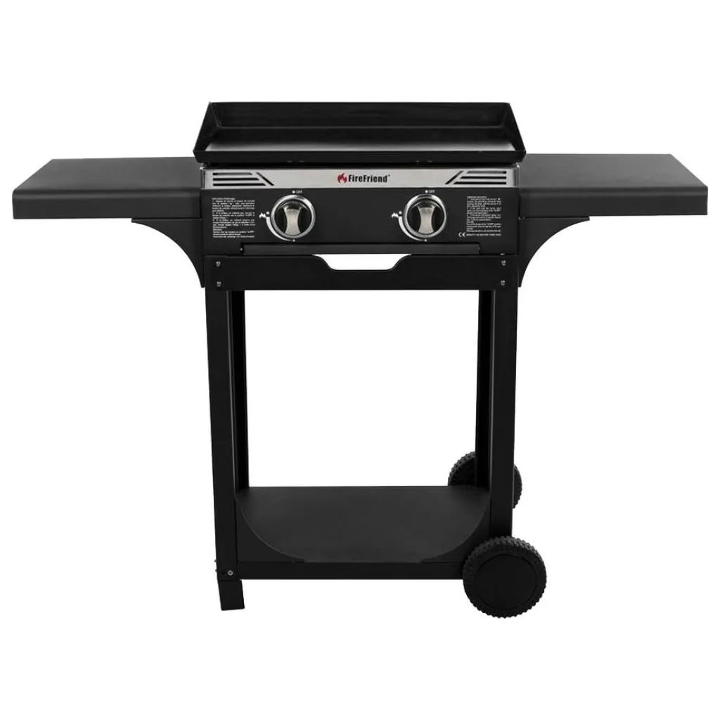 Firefriend Buitenkeuken op wieltjes black< Gas Bbq & Buitenkeukens