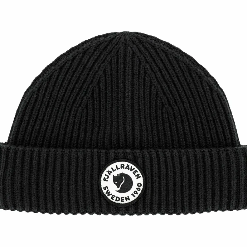 Fjällräven 1960 Lite Logo muts black< Mutsen|Wintersport