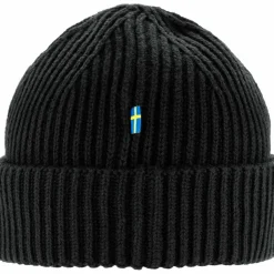 Fjällräven 1960 Lite Logo muts black< Mutsen|Wintersport