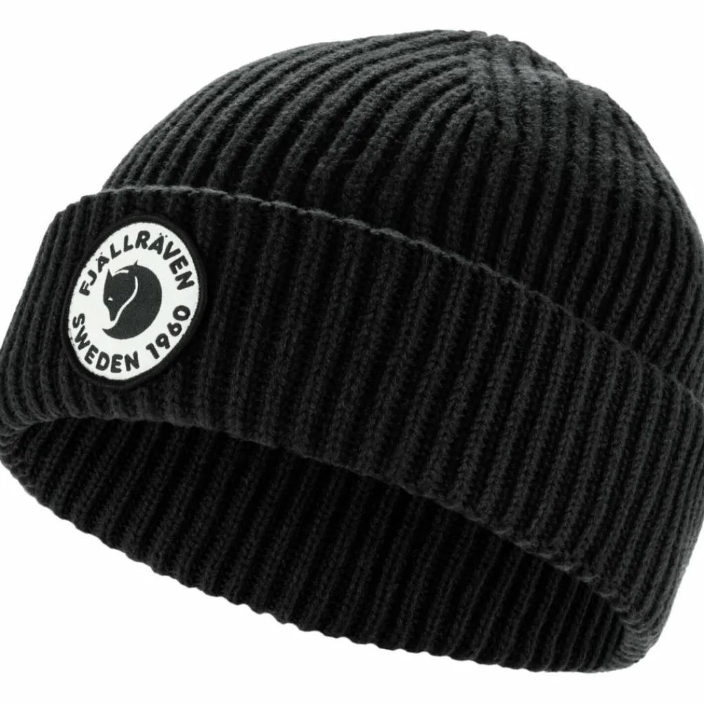 Fjällräven 1960 Lite Logo muts black< Mutsen|Wintersport