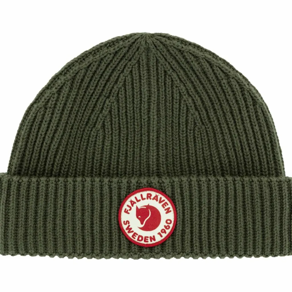 Fjällräven 1960 Lite Logo muts deep forest< Mutsen|Wintersport