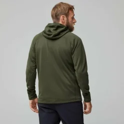 Fjällräven Abisko Grid Hoodie fleece vest heren deep forest< Fleece Vest