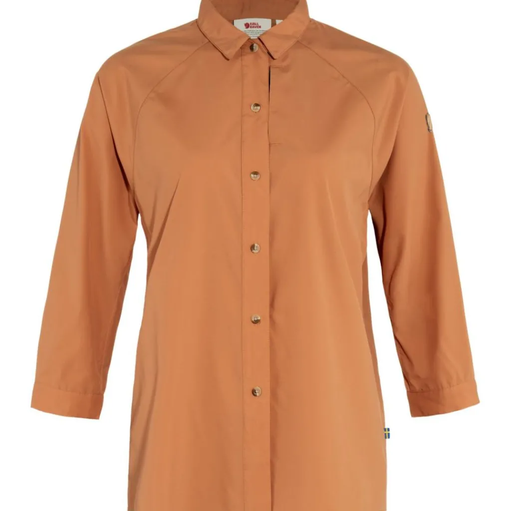 Outdoor Shirt-Fjällräven Abisko Hike blouse dames desert brown