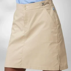 Fjällräven Abisko Hike skort dames fossil< Outdoor Jurk & Rok