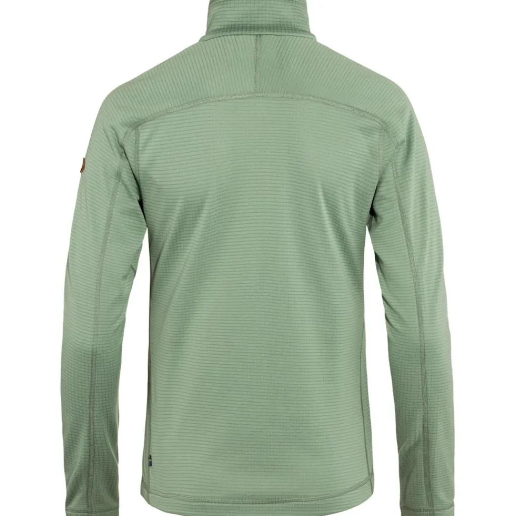 Outdoor Shirt-Fjällräven Abisko Lite Fleece Half Zip shirt dames misty green