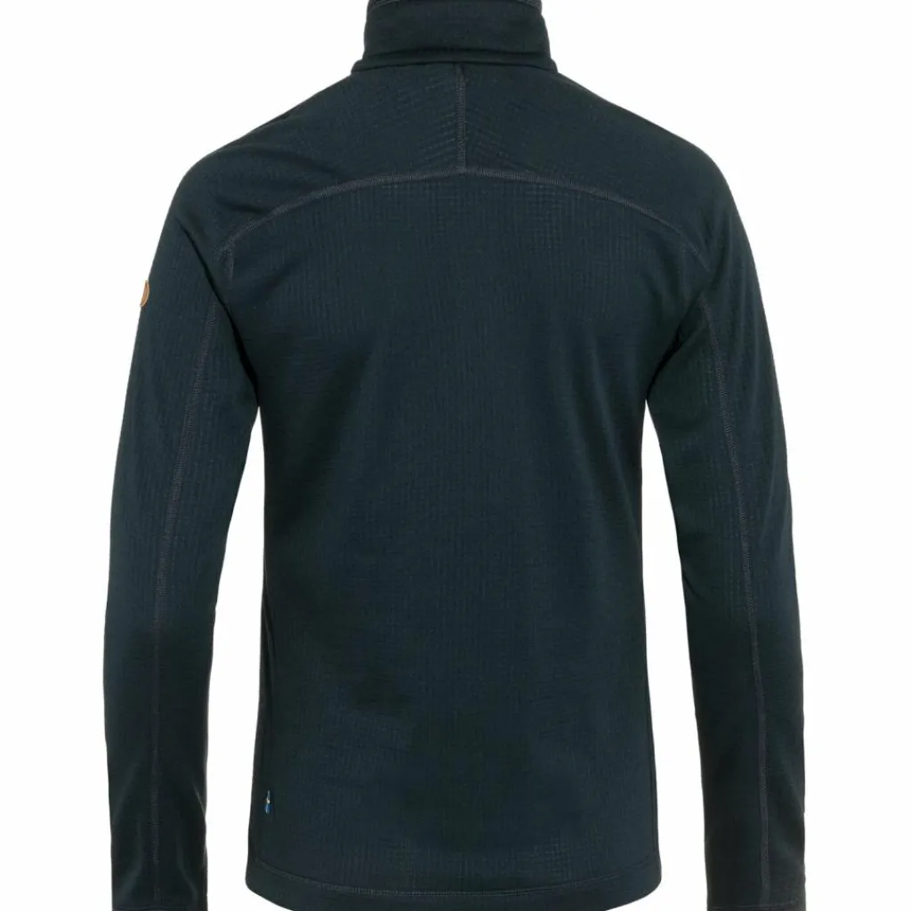 Outdoor Shirt-Fjällräven Abisko Lite Fleece Half Zip shirt dames dark navy