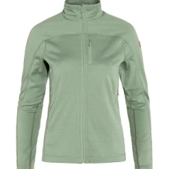 Fjällräven Abisko Lite fleece vest dames misty green< Fleece Vest