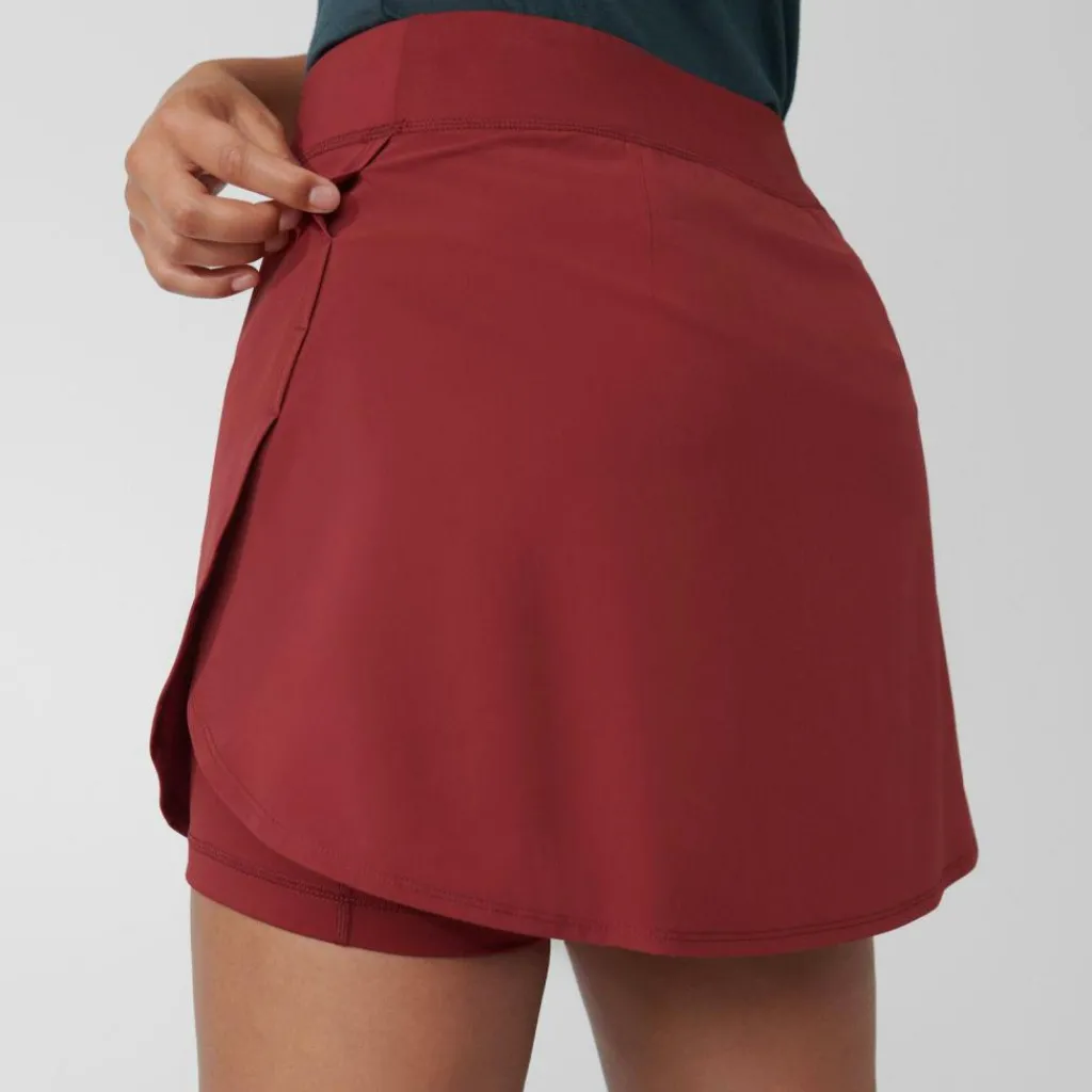Outdoor Jurk & Rok-Fjällräven Abisko Midsummer skort dames pomegranate red