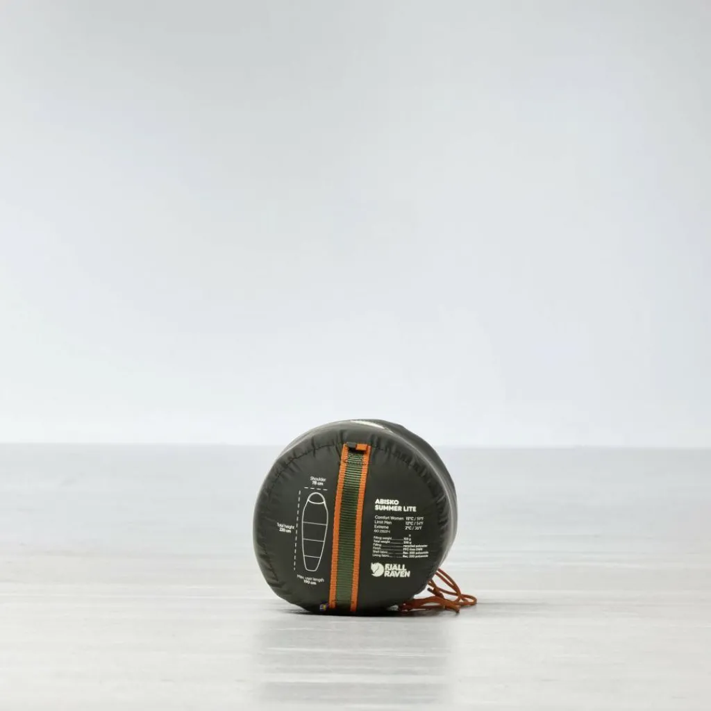 Slaapzakken-Fjällräven Abisko Summer Lite mummy slaapzak olive