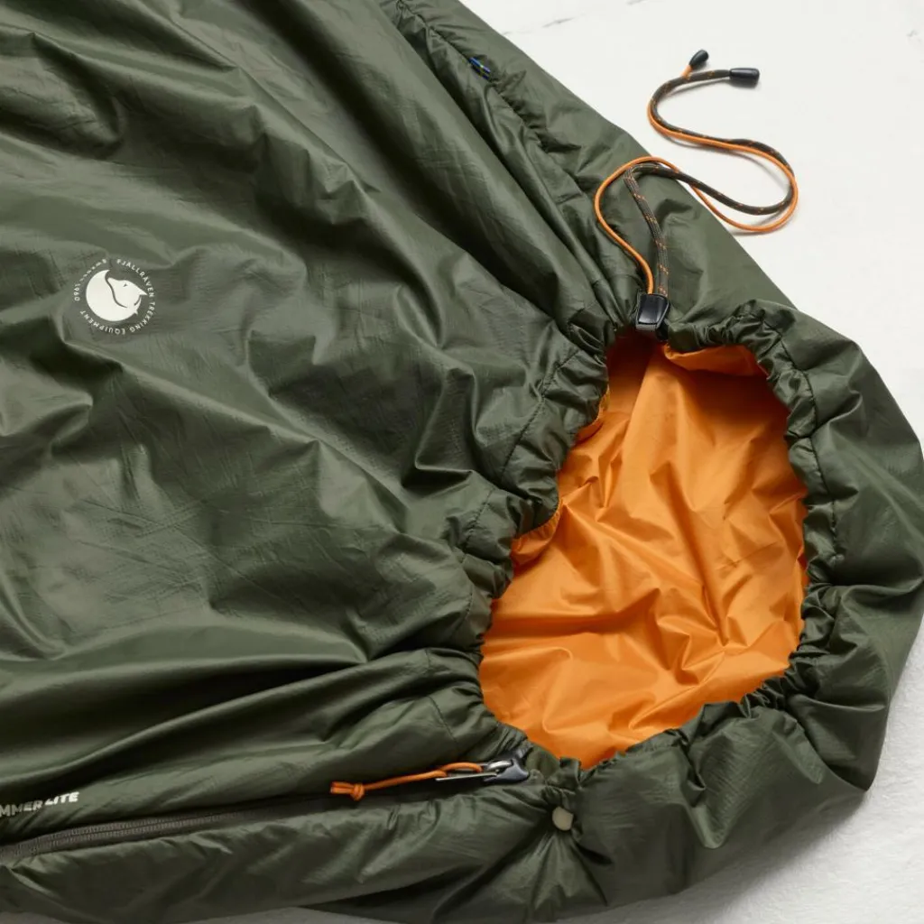Slaapzakken-Fjällräven Abisko Summer Lite mummy slaapzak olive