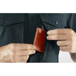 Fjällräven Abisko Trekking SS overhemd heren dark navy< Outdoor Shirt